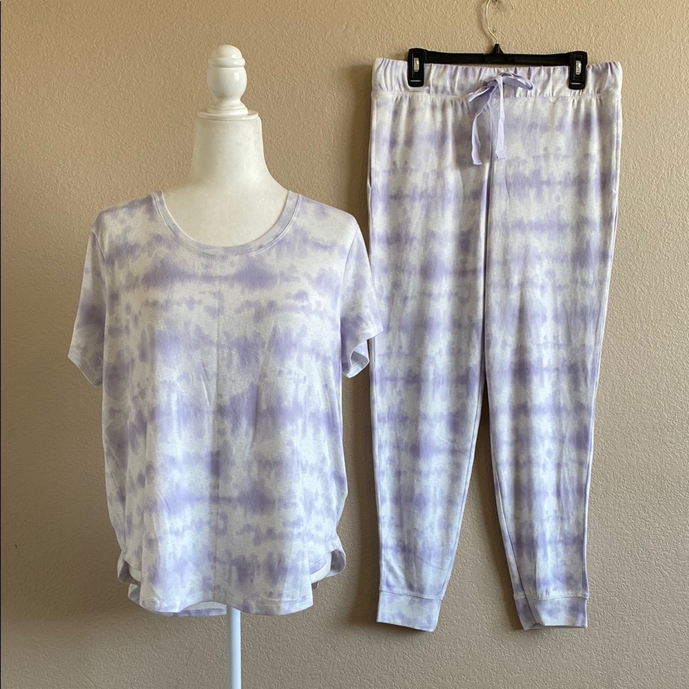 New Lavender Tie-Dye Pajamas